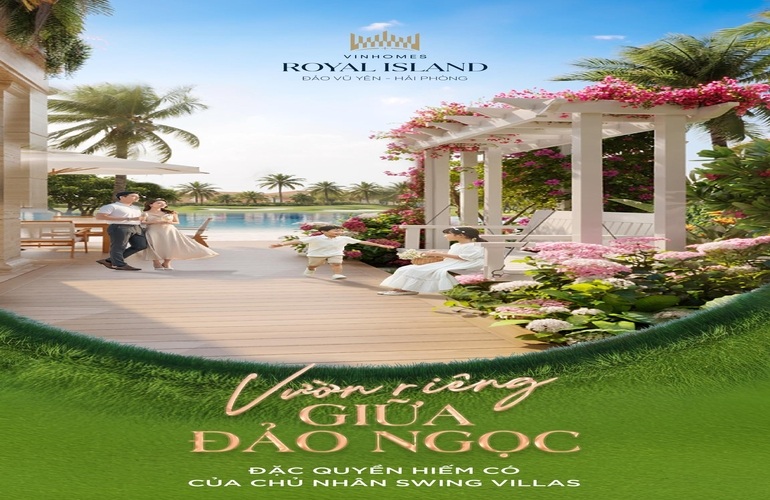 VƯỜN RIÊNG GIỮA ĐẢO NGỌC – ĐẶC QUYỀN HIẾM CÓ CỦA CHỦ NHÂN NHÀ PHỐ VƯỜN VINHOMES ROYAL ISLAND